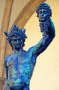 Perseus holding the head of Medusa Royalty Free Stock Photo