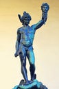 Perseus holding the head of Medusa Royalty Free Stock Photo