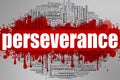 Perseverance word cloud