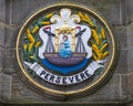 Persevere Symbol on the Mercat Cross in Edinburgh, Scotland