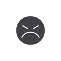 Persevering Face emoji vector icon