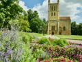 Garden at Pershore abbey Royalty Free Stock Photo