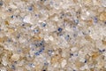 Persian Blue Salt crystals closeup, surface and background