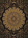 Royal Palace Persian Carpet pattern Royalty Free Stock Photo