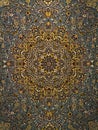 Royal Palace Persian Carpet pattern, Persian carpet with an Intricate design Royalty Free Stock Photo