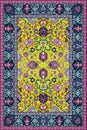 Persian detailed carpet Royalty Free Stock Photo