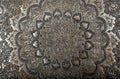 Persian metal engraving Royalty Free Stock Photo