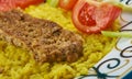 Persian Pan Kebab Royalty Free Stock Photo