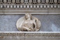 Persian Sibyl, relief on the portal of the Cathedral of Saint Lawrence in Lugano