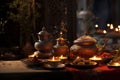 Persian tea ceremonies adding warmth to Yalda Royalty Free Stock Photo