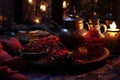 Persian tea ceremonies adding warmth to Yalda Royalty Free Stock Photo