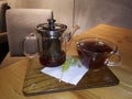 Persian Tea is Served in Tehran Royalty Free Stock Photo