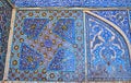 Persian tile patterns, Jameh Mosque, Isfahan, Iran