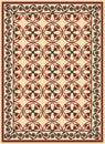 Persian vector carpet Royalty Free Stock Photo