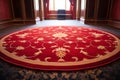 Decor carpet luxury rug wall architecture design interior floor art vintage Royalty Free Stock Photo