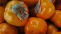 Persimmon in closeup Royalty Free Stock Photo