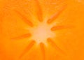 Persimmon in a cut close-up Royalty Free Stock Photo