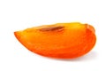 Persimmon slice Royalty Free Stock Photo