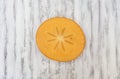 Persimmon slice Royalty Free Stock Photo