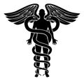 Person Caduceus Concept Royalty Free Stock Photo