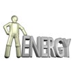 Person with energy