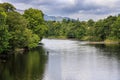 Fly fishing on the Tay River, Scotland, United Kingdom Royalty Free Stock Photo