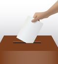 Person Hand Voting