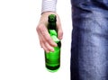 Person holding Beer Bottle