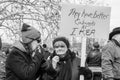 Protestor at March For Our Lives Royalty Free Stock Photo