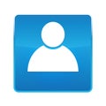 Person icon shiny blue square button