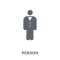 Person icon from Time managemnet collection.