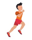 person jogging icon design