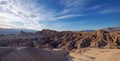 Person looking at desert on Zabriskie Point in Death Valley, California