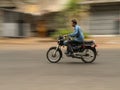 Person Riding Motorcycle On Road