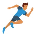 person running icon design Royalty Free Stock Photo