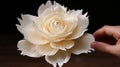 Meticulous Realism: Soap Making Of A Delicate Paper Flower