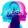 Endless Mind Ideas Royalty Free Stock Photo