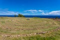 Person Sitting in Maui Labyrinth