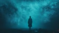 Turquoise Fog: A Cinematic Composition Of Supernatural Realism