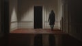 Ominous Australia: A Dark And Moody Hallway With A Mysterious Figure