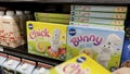 person stocking Easter Bunny Pillsbury cookies chick