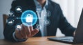 Cybersecurity and Data Protection: AI and Cloud Security Royalty Free Stock Photo