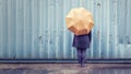 Person with an umbrella Royalty Free Stock Photo