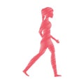 person walking isolated icon Royalty Free Stock Photo