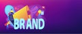 Personal brand concept banner header