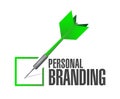 personal branding approval check sign Royalty Free Stock Photo