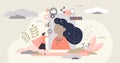 Personal branding influencer marketing concept