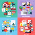 Personal Budget Concept Icons Set Royalty Free Stock Photo