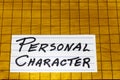 Personal character healthy boundary leadership empathy humility motivation