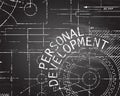 Personal Development Blackboard Machine Royalty Free Stock Photo